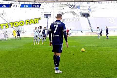When Commentators Doubt Cristiano Ronaldo's Free Kicks