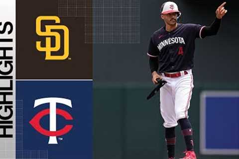 Padres vs. Twins Game Highlights (5/11/23) | MLB Highlights