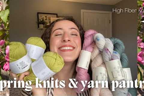 Spring Knitting Patterns and Re-framing the concept of a yarn stash
