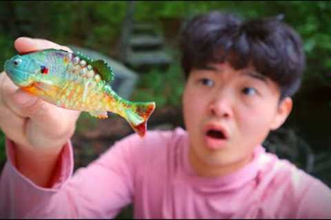 I Went Fishing With Realistic Baits!!