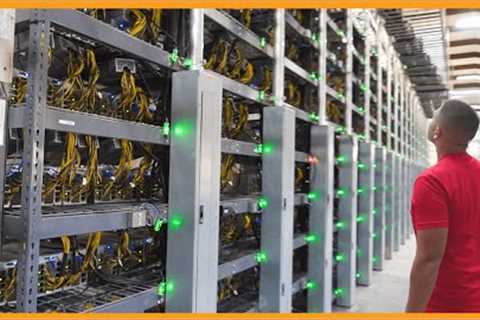 Inside a Billion Dollar Bitcoin Mining Farm!