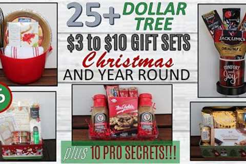 25 DOLLAR TREE DIY CHRISTMAS Gift Basket Ideas | plus 10 PRO SECRETS!!