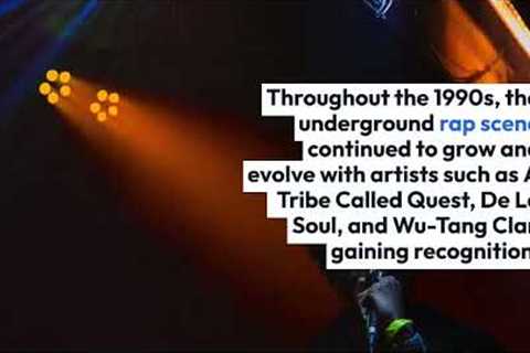 The Rise of Underground Rap: A History of Independent Artists and Labels in Hip Hop Culture