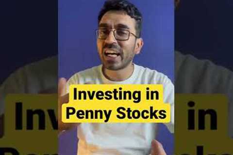 How I Started Investing in Penny Stocks ? #shorts #stockmarket