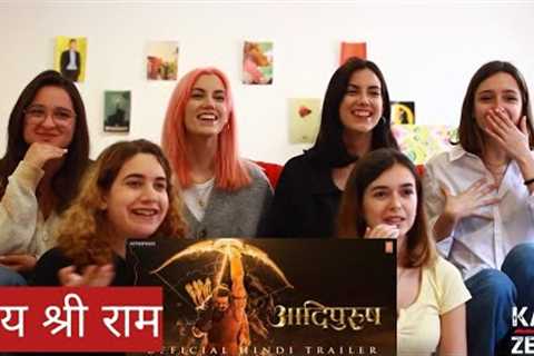 Girls Reaction on Adipurush Trailer ! KATAI ZEHER REACTION #parbhas