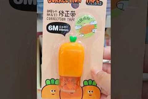 Carrot School Supplies 🥕🧡💚 #cutestationery #stationery