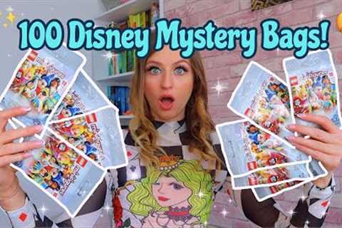 OPENING THE *VIRAL* 100 DISNEY MYSTERY BAGS!!😱🏰✨🧚🏻🌸 (LIMITED EDITION!🫢) | Rhia Official♡