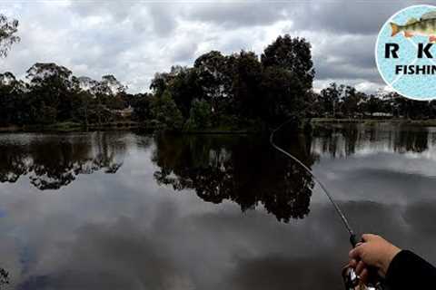 Flicking lures at Lake Tom Thumb