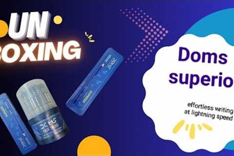 Doms Superio at Rs 10 | Doms Box and Jar Review