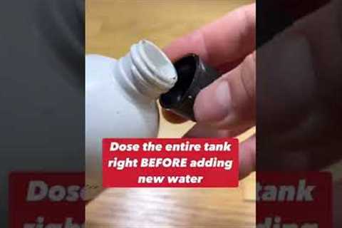 WHEN DO YOU ADD WATER CONDITIONER???