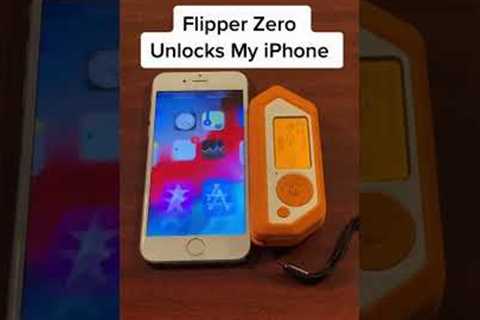 Flipper Zero Unlocks My iPhone ☠😐👀 TECHNOLOGY TREND INDUSTRY GADGETS..