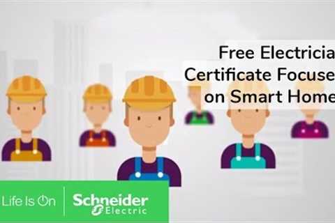 Electrician Certificate Program: Smart Home Technology &amp; Installation | Schneider Electric