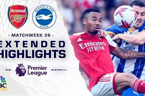 Arsenal v. Brighton | PREMIER LEAGUE HIGHLIGHTS | 5/14/2023 | NBC Sports