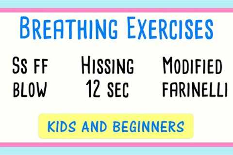 😮💨 Three Breathing Exercises for Singing | Kids and Beginners