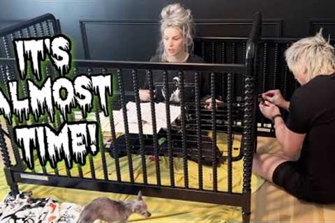 PREPARING FOR BABY VLOG PT 4: Nesting, Building The Crib, Shopping!!