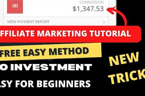 How I Made $1,347.53 / Day With Affiliate Marketing Website | Passive Income From Home
