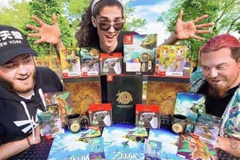 ULTIMATE Tears of the Kingdom Unboxing after waiting 72 HOURS in line!