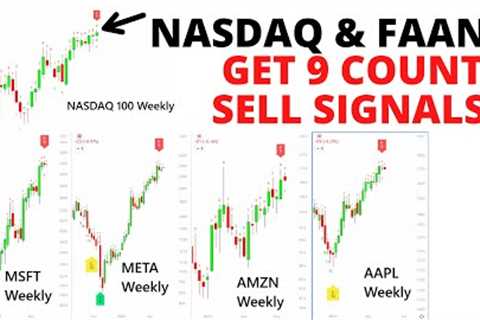 URGENT UPDATE:  Stock Market CRASH - NASDAQ 100 (QQQ) &amp; FAANG Stocks Get 9 Count Sell Signals