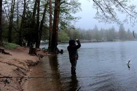 Spring Time Trout Fishing at Lake Gregory