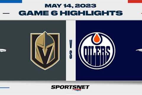 NHL Game 6 Highlights | Golden Knights vs. Oilers - May 14, 2023