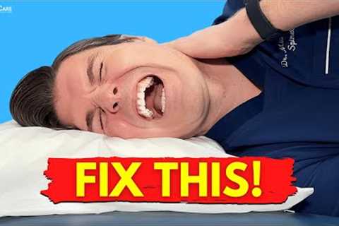 How to Instantly Relieve Neck Pain From Sleeping Wrong