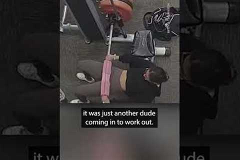 Brave woman fights off male attacker while alone at gym | USA TODAY #Shorts