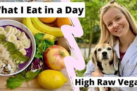 What I Eat in A Day - High Raw Vegan (Raw til 4)