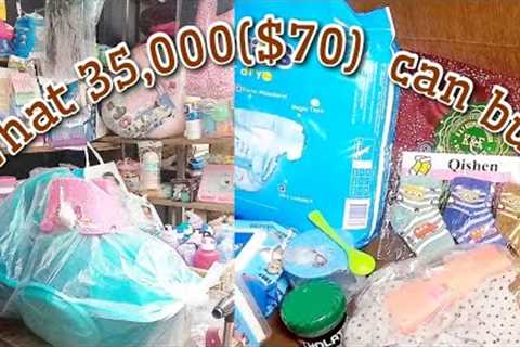 Shopping Baby's Essential |What #35,000 ($60) Got for baby #2 In A Local Nigeria Market