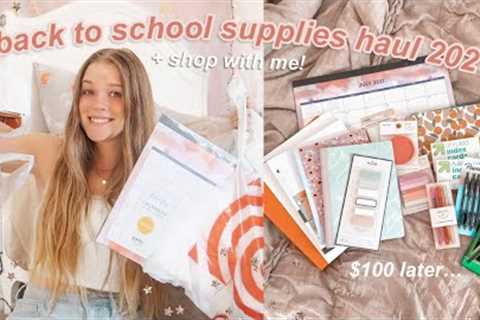 back to school supplies shopping + haul 2021! *college edition*