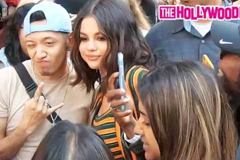 Selena Gomez Is Asked About Starting To Date Again While Being Mobbed Day &amp; Night By Fans In N..