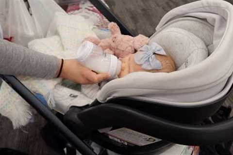 Reborn Baby Shiloh's FIRST OUTING Shopping At Target! Plus Shiloh's First Haul!