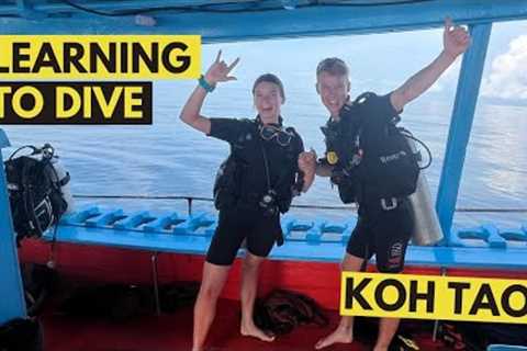 Learning to Scuba DIVE in Koh Tao! 🇹🇭