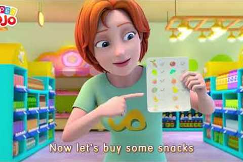 Baby Goes Shopping | Veggies and Fruit in the Market | Super JoJo Nursery Rhymes &amp; Kids Songs