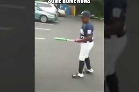 DAD CATCHES SON'S HOME RUN!
