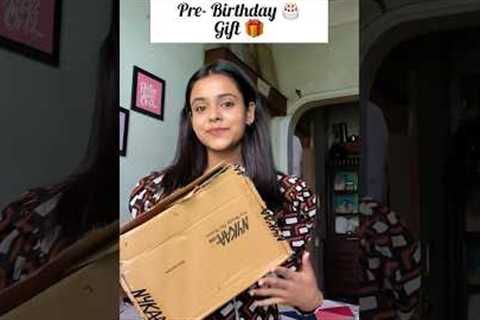 Pre-Birthday Gifts UNBOXING 🌸 | #ytshorts #shorts #ashortaday #minivlog #viral #nykaa