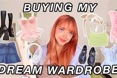 buying my DREAM WARDROBE + SUPER CUTE clothing haul