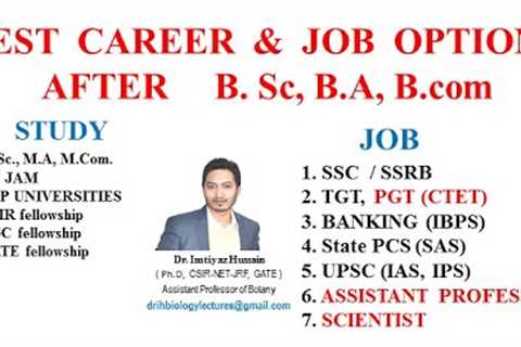 BEST CAREER &amp; JOB OPPORTUNITIES FOR GRADUATES