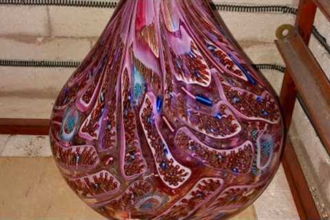 Vase with Rectangular Murrine - Glass Blowing