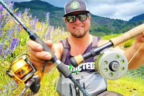 Spin VS Fly Fishing Showdown… The Results Are UNEXPECTED!!
