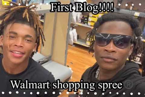 Walmart Shopping spree🤷🏾‍♂️(HE STOLE OUT THE STORE) *MUST WATCH*