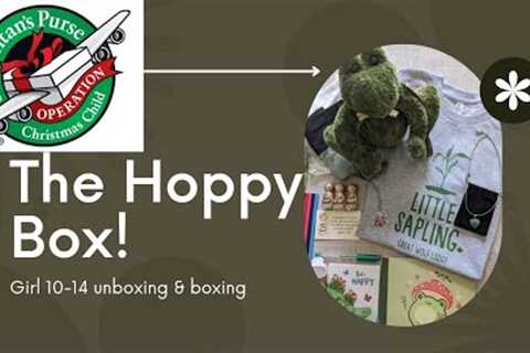 The Hoppy Box | Girl 10-14 | Operation Christmas Child Unboxing and Boxing!