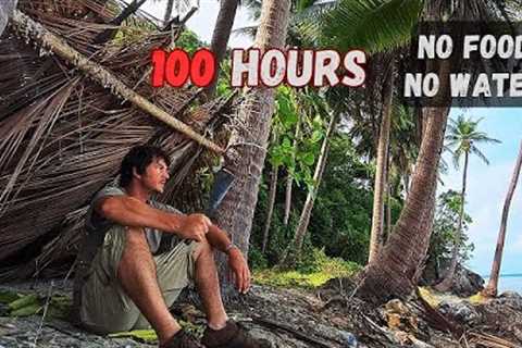 I SURVIVED 100 Hours on a DESERTED ISLAND | NO FOOD NO WATER | Survival Challenge | Ep.1