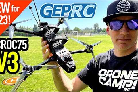 BEST Long Range Fpv Drone? - Geprc Crocodile75 V3 - FIRST LOOK &amp; REVIEW