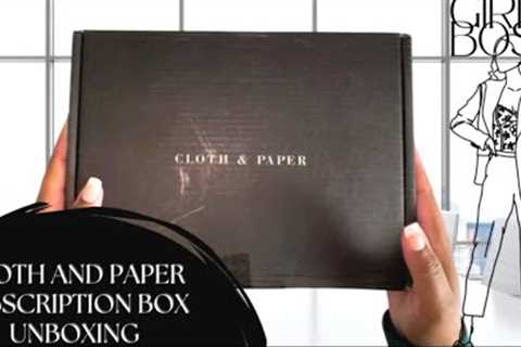 May 2023 Penspiration and Stationary Subscription Box Unboxing | Cloth and Paper