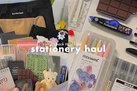 huge back to school stationery haul 🍃 ft. stationery pal // giveaway closed
