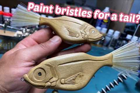 brush tail fishing lures part 1 - how to make fishing lures