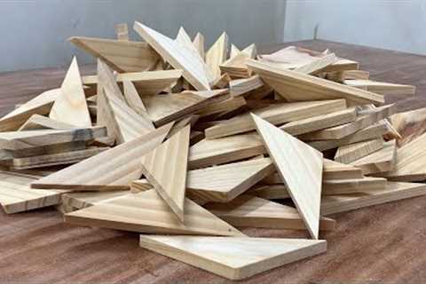 Amazing Shapes From Pieces Of Wood // Awesome Woodworking Design Ideas // DIY Beautiful Table