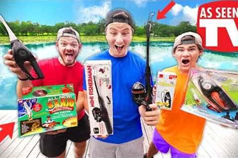As Seen On TV Fishing Rod And Lures Challenge (Mini Fisherman, Banjo Minnow, Pocket Fisherman)