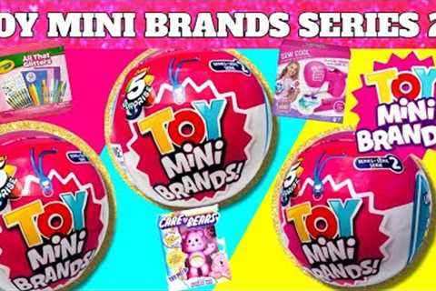UNBOXING Toy Mini Brands Series 2! ! Zuru 5 Surprise Ball Blind Bag Toy Opening!