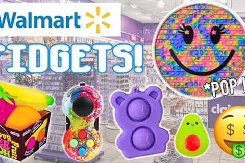 Fidget Shopping at Walmart for the FIRST Time! *EPIC POP ITS*🤑🛍 No Budget Fidgets Challenge Spree!